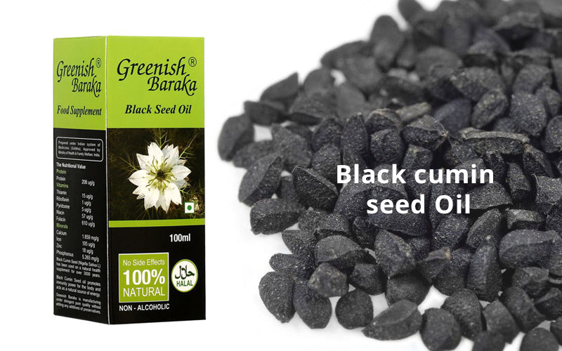 Greenish Baraka Black (Cumin) Seed Oil