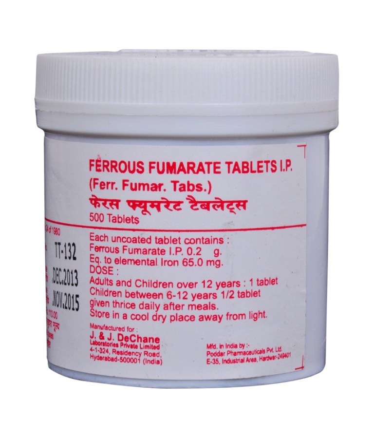 Ferus Tablet Examples Ferrous Fumarate Tablets