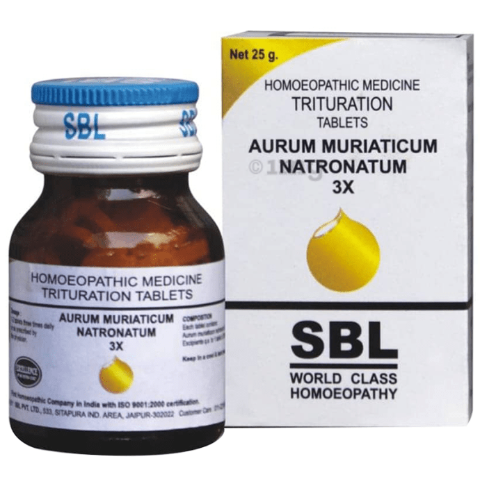 Aurum Muriaticum Natronatum 3X Tablets