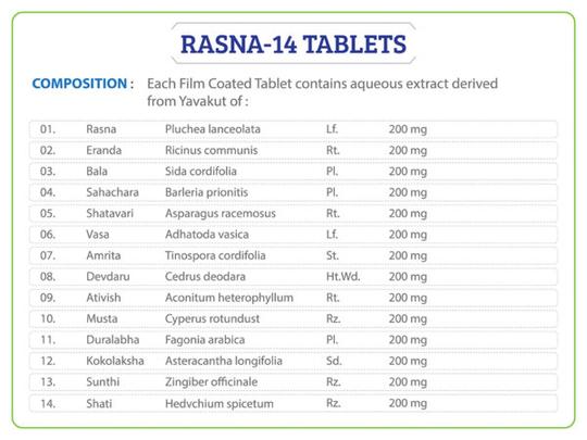 Rasna-14 Tablet