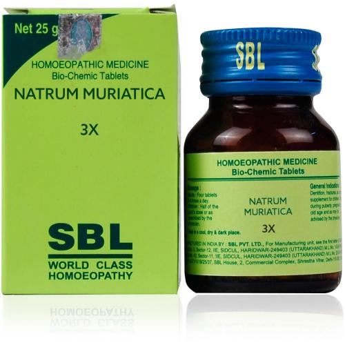 SBL Natrum Muriaticum 3X Tablets