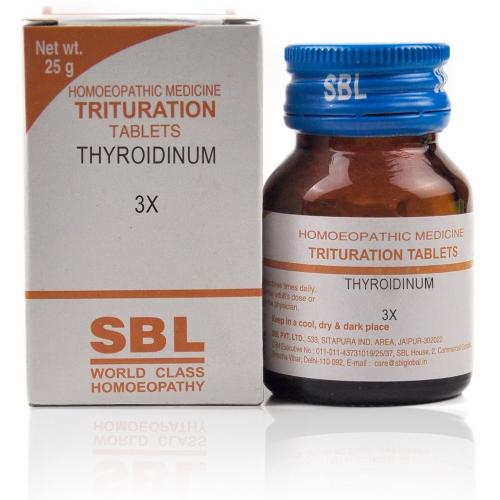  Thyroidinum Trituration 3X Tablet
